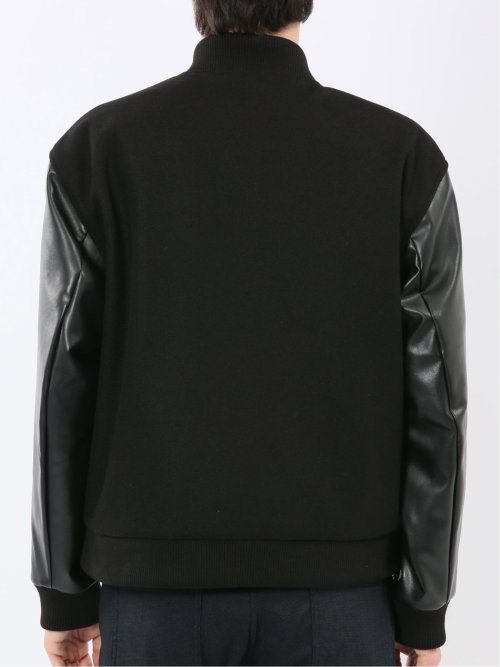 メルトン×合成皮革 スタジャン