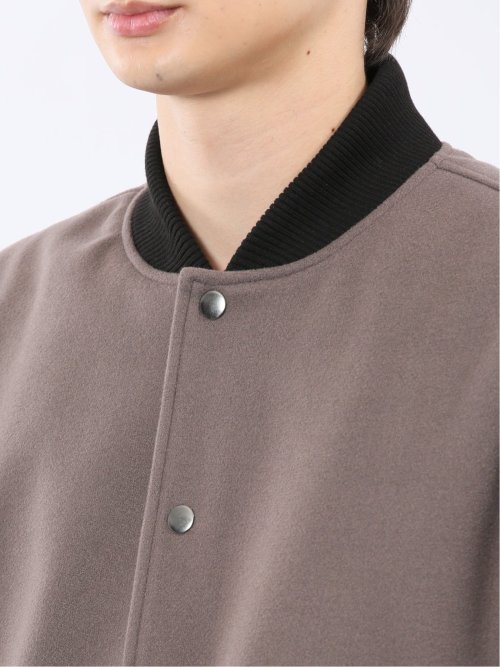 メルトン×合成皮革 スタジャン