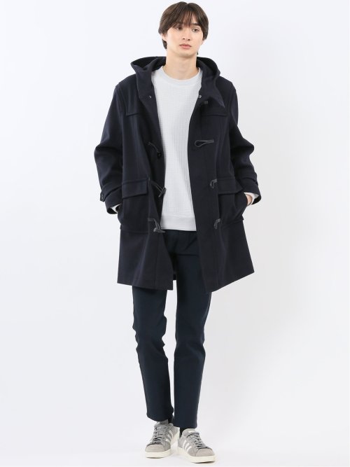 ストレッチメルトン ダッフルコート