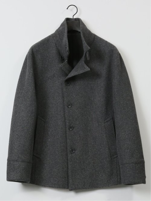 ニットメルトン シングルコート