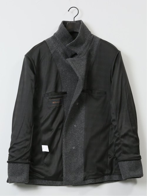 ニットメルトン シングルコート