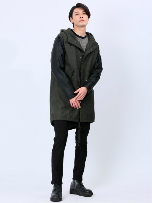 ハイブリットデザイン モッズコート