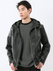 ハンドウォッシャブル フーデットブルゾン