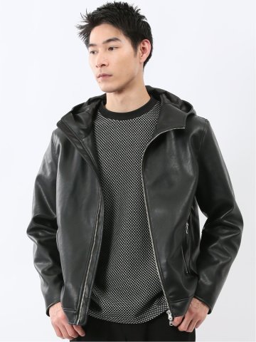 ハンドウォッシャブル フーデットブルゾン