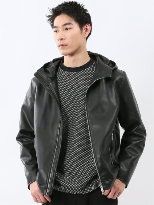 ハンドウォッシャブル フーデットブルゾン