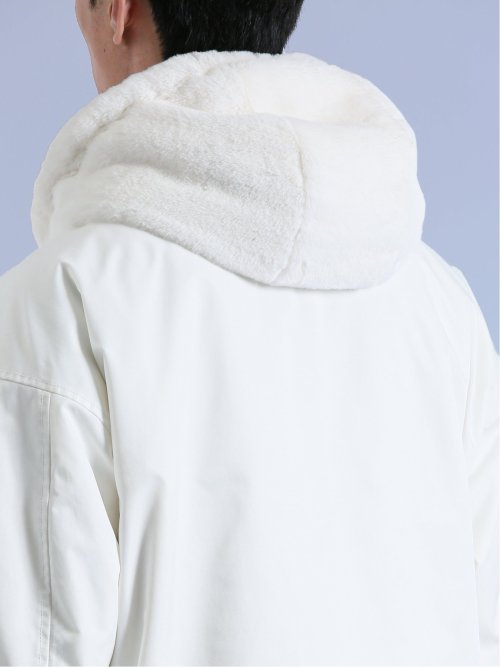 リバーシブル フードブルゾン