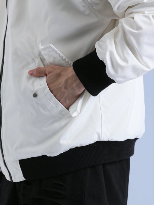 リバーシブル フードブルゾン