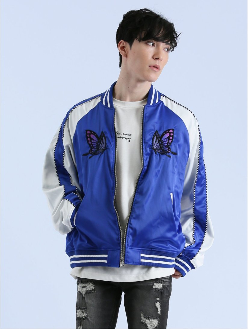 リバーシブル スカジャン(M 70青): アウター/コート | TAKA-Q ONLINE  