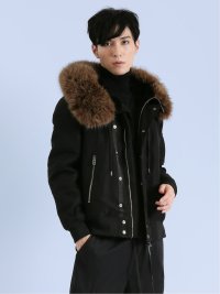 SHELLAC×SD N-2B 中綿ジャケット(M 05黒): アウター/コート | TAKA-Q  