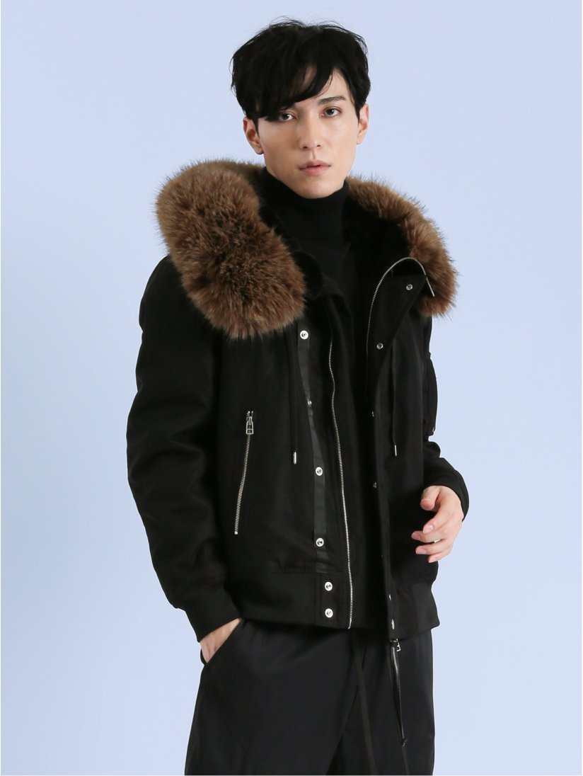 SHELLAC×SD N-2B 中綿ジャケット(M 05黒): アウター/コート | TAKA-Q  