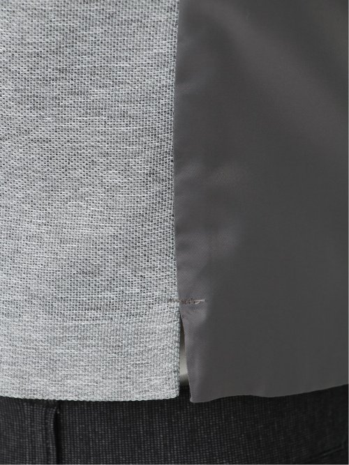 カラミストレッチ リバーシブルジレ(セットアップ可能)