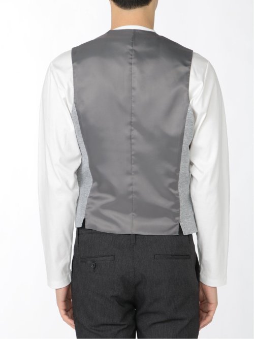 カラミストレッチ リバーシブルジレ(セットアップ可能)