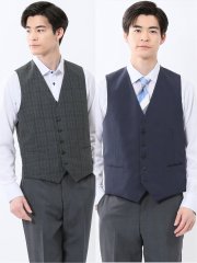 ストレッチウォッシャブル リバーシブル ジレベスト