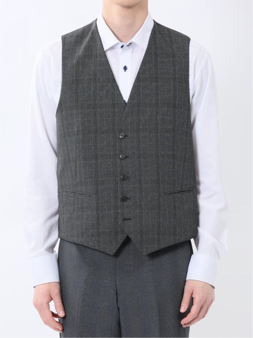 ストレッチウォッシャブル リバーシブル ジレベスト