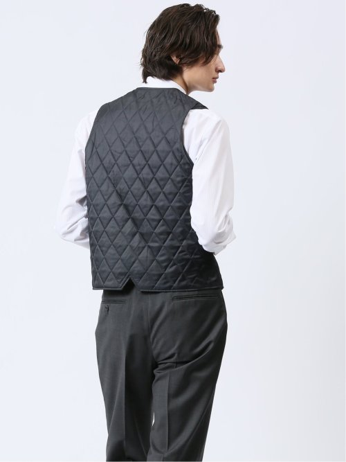 リバーシブル キルティング ジレベスト(セットアップ可能）