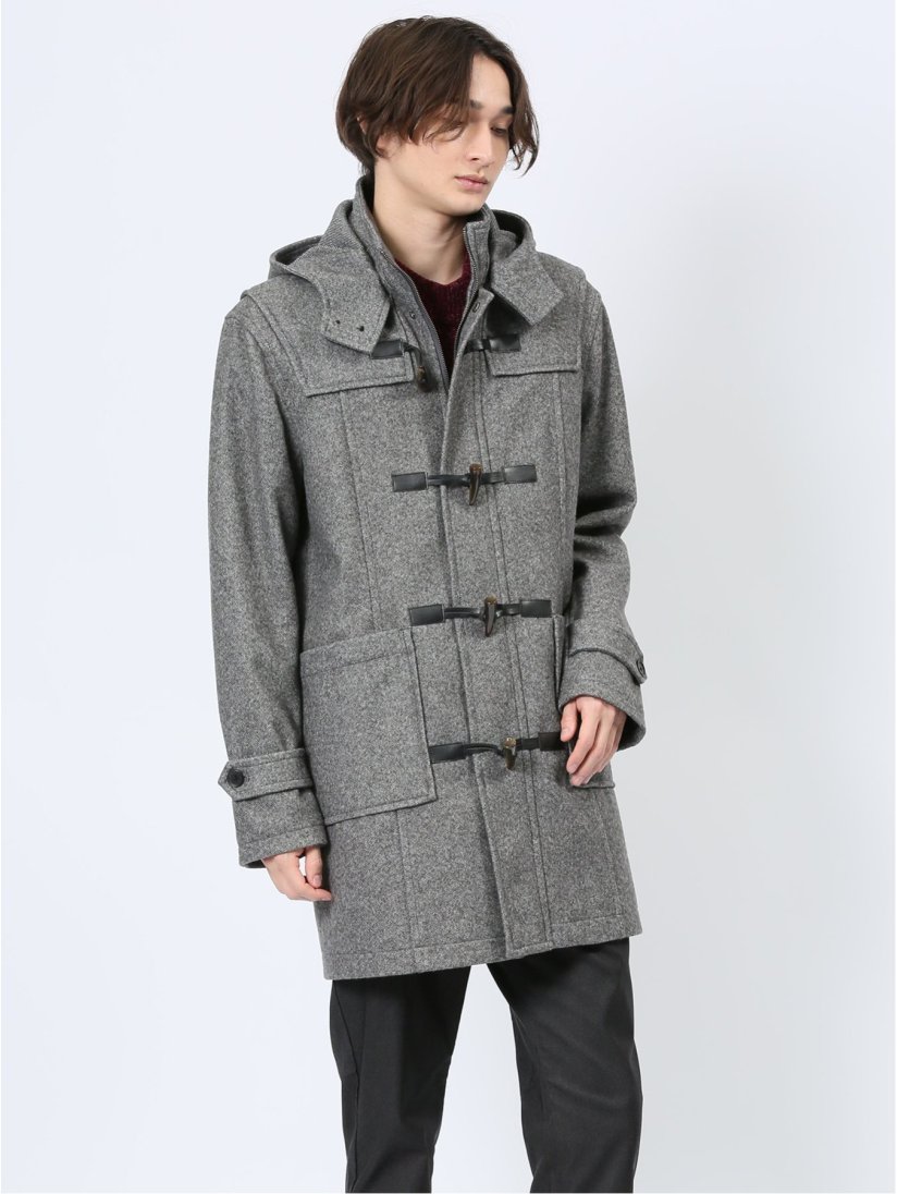 DESTRAD ダッフルコート M グレー 見せる