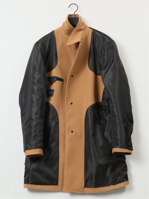 ストレッチメルトン ステンカラーコート