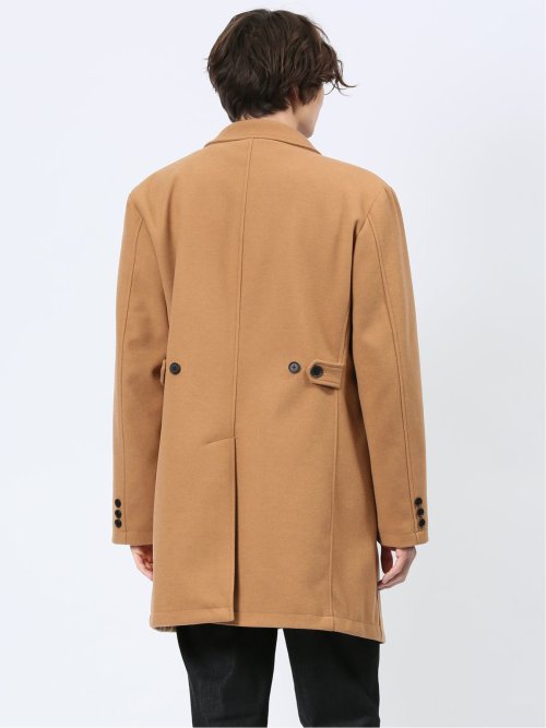 ストレッチメルトン ステンカラーコート