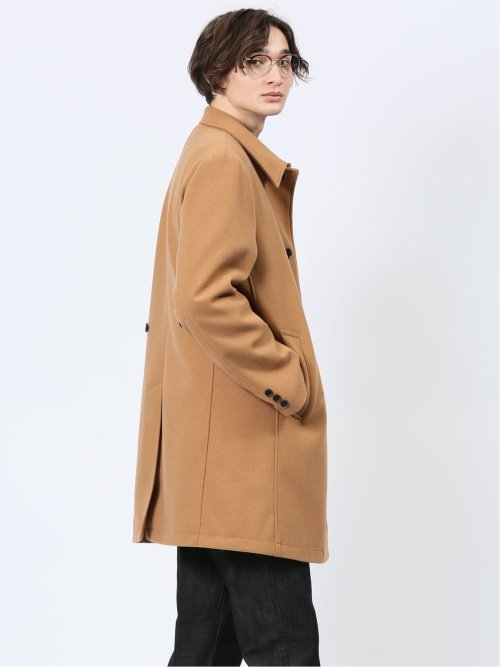 ストレッチメルトン ステンカラーコート