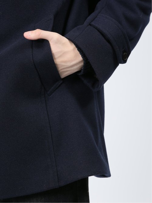 ストレッチメルトン フーデットブルゾン