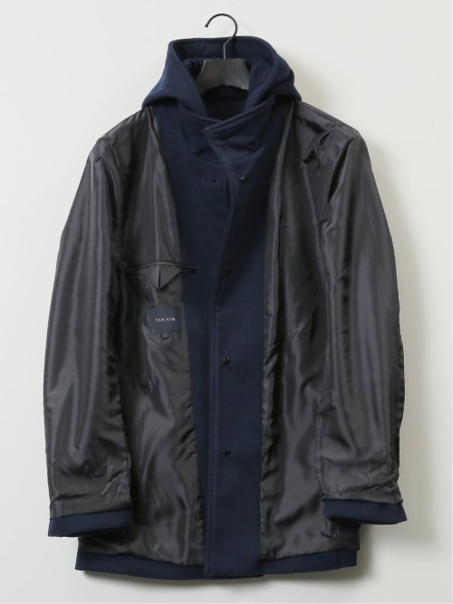 ストレッチメルトン フーデットブルゾン