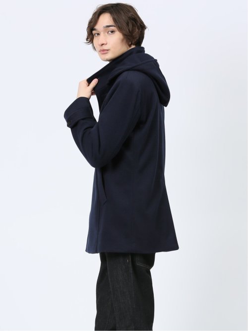 ストレッチメルトン フーデットブルゾン