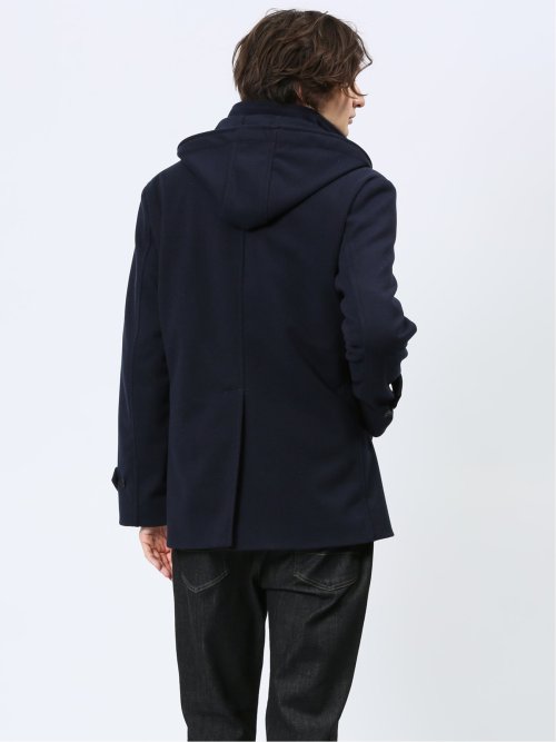 ストレッチメルトン フーデットブルゾン