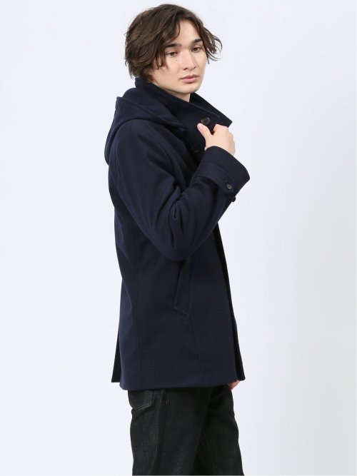 ストレッチメルトン フーデットブルゾン