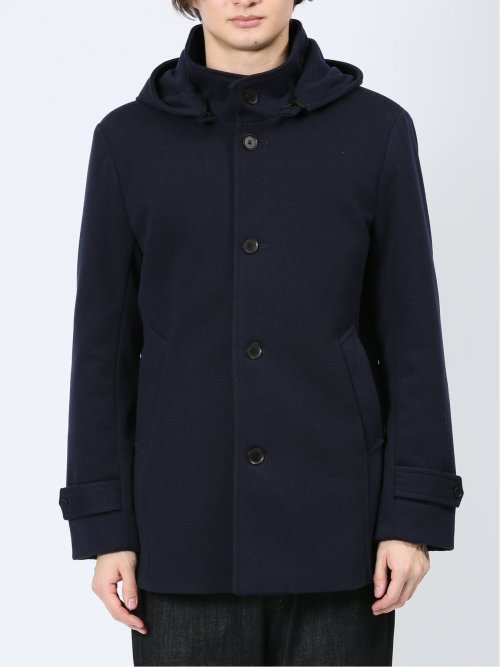 ストレッチメルトン フーデットブルゾン