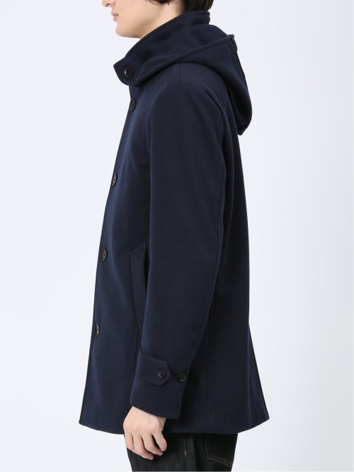 ストレッチメルトン フーデットブルゾン