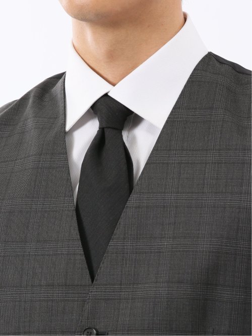 マルゾット ウール ジレベスト チェックグレー(セットアップ可能)