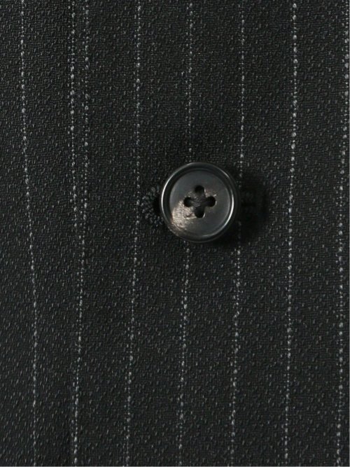 マルゾット ウール ジレベスト ストライプ黒(セットアップ可能)