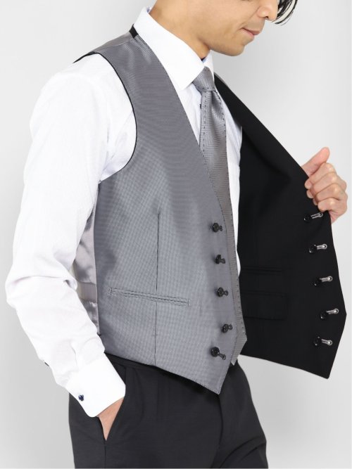 フォーマル リバーシブルベスト