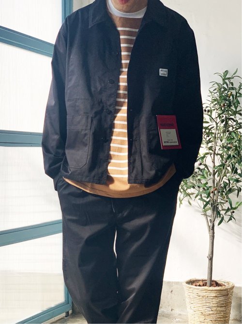 モンケメル/MONT KEMMEL COVERALL TC TWILL(S 05黒): ジャケット