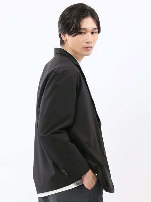 タカキュー（TAKA−Q）/NEO BASICS ウール混 2ボタンジャケット(セットアップ可能) NEO BASICS ウール混 2ボタンジャケット(セットアップ可能)(M 05黒