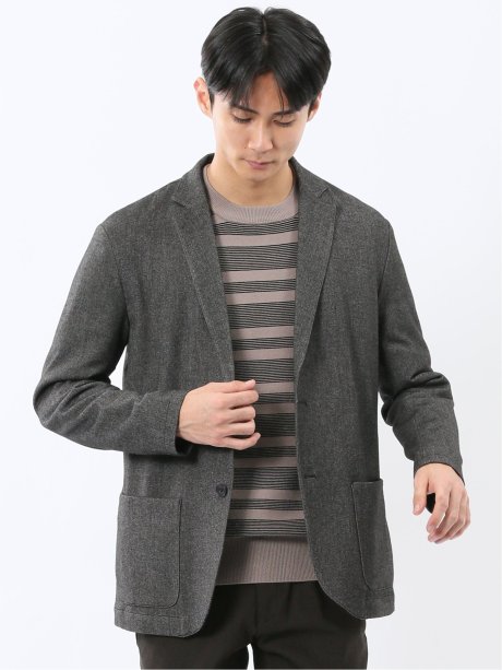 ツイルフランネル 2ボタンジャケット(セットアップ可能)