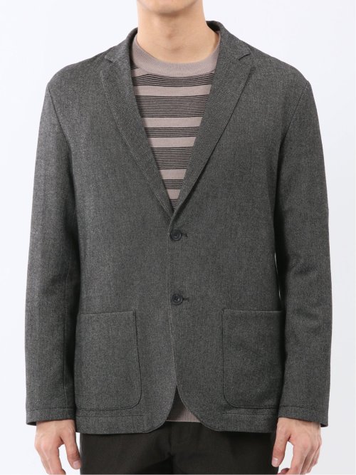 ツイルフランネル 2ボタンジャケット(セットアップ可能)