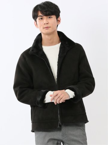 起毛 スタンドブルゾン