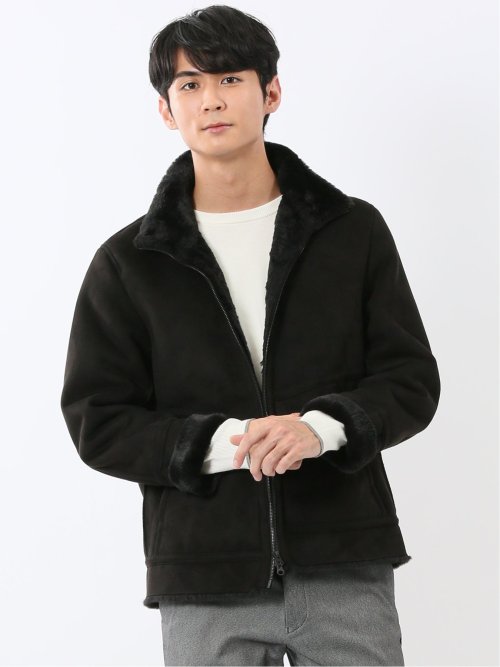 起毛 スタンドブルゾン