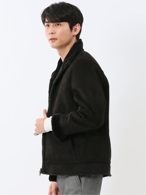 起毛 スタンドブルゾン