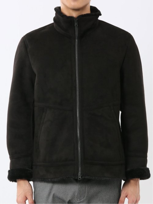 起毛 スタンドブルゾン