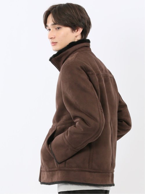 起毛 スタンドブルゾン