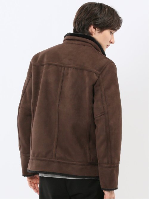 起毛 スタンドブルゾン