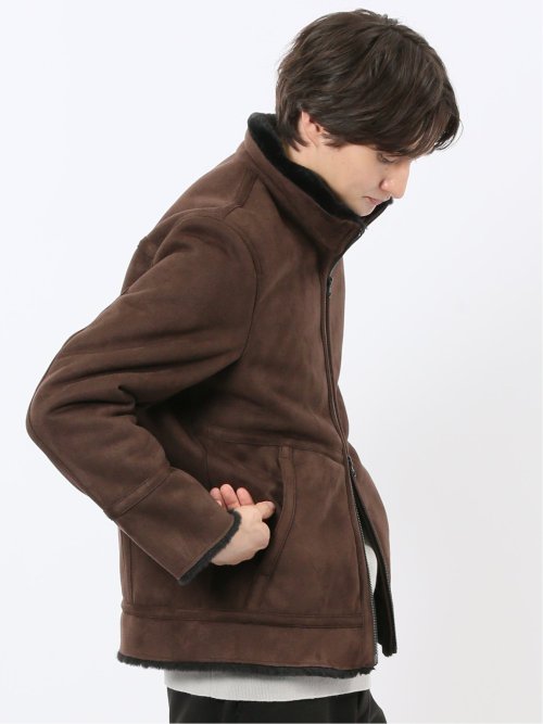 起毛 スタンドブルゾン