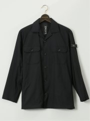 【大きいサイズ】ジーステージ/G-stage ナイロンワッシャー シャツブルゾン