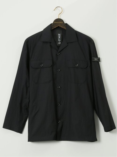【大きいサイズ】ジーステージ/G-stage ナイロンワッシャー シャツブルゾン