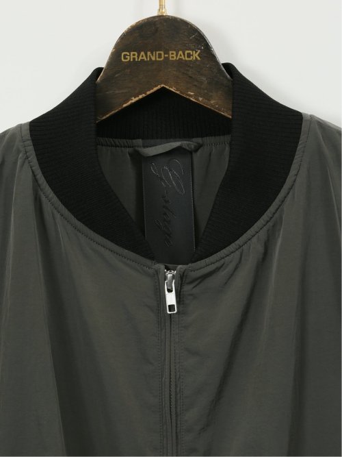 【大きいサイズ】ジーステージ/G-stage ナイロンタフタ ブルゾン