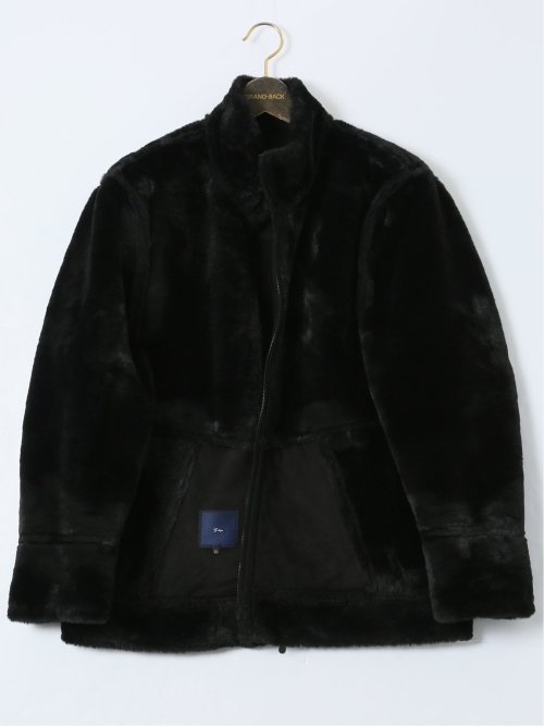 【大きいサイズ】ジーステージ/G-stage 起毛 裏ボア フルジップブルゾン