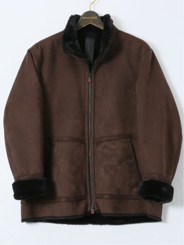 【大きいサイズ】ジーステージ/G-stage 起毛 裏ボア フルジップブルゾン