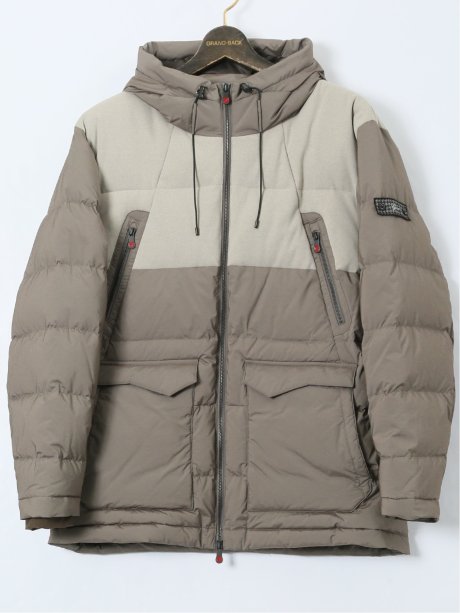 【大きいサイズ】ジーステージ/G-stage フーデッドダウン